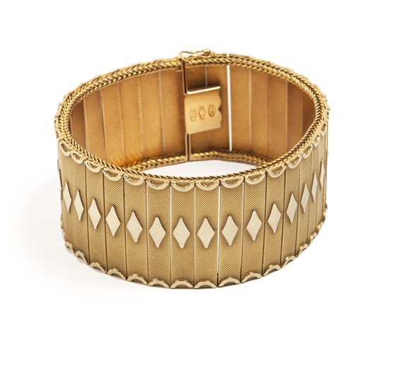 Bracciale Unoaerre Donna in Oro BR OG TAPPETO ROMBI - BR OG TAPPETO ROMBI